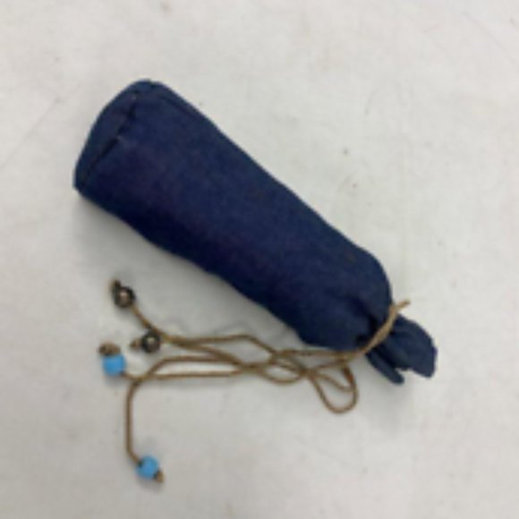 Set of 4 Two's Company Sterling Blue Turquoise Gemstone Napkin Rings With Bag - Picture 5 of 6